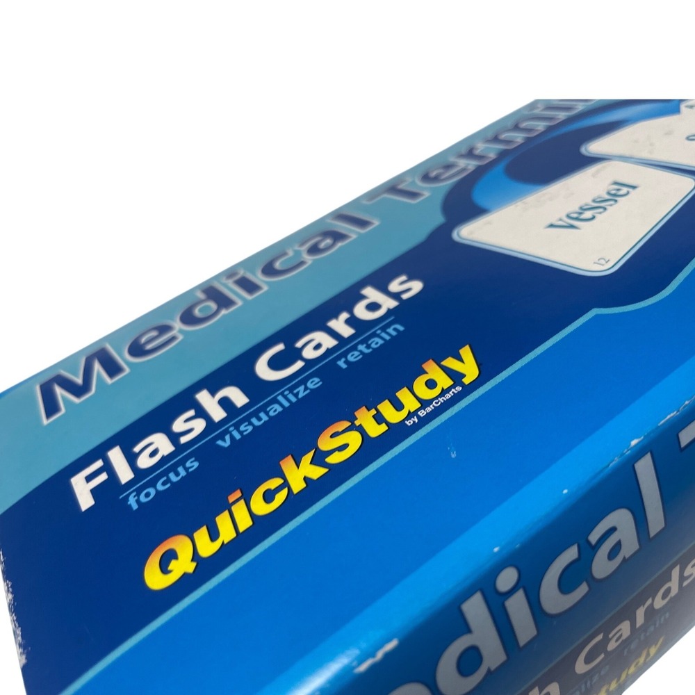 Quick Study Medical Terminology Boxed Flash Cards Set